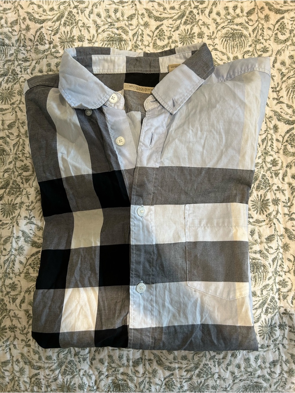 Burberry Men’s Button-Down Shirt - 100% Cotton - Picture 5 of 9